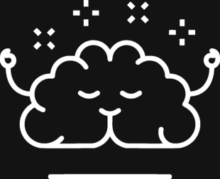 Cerveau paisible prêt à dormir